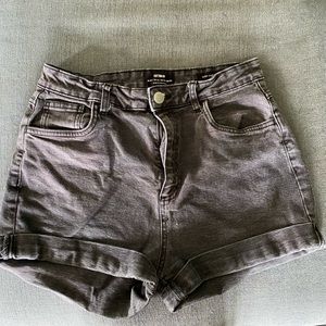 Cotton On High Rise Stretch Black Shorts